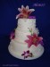 Svatební dort se živými květy 4 - svatební dort plzeň