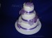 Svatební 3.p. dort ve fialové - styl Provence (1)