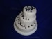 Svatební dort jednoduchý - zdobení borůvky na přání